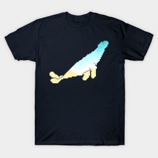 Modern Pixel Sea Seal T-Shirt